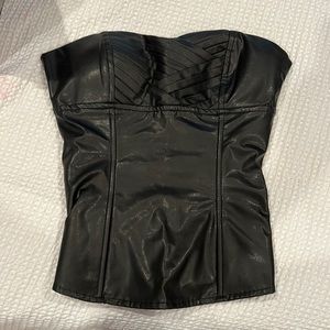 cute black corset top!